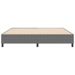 vidaXL Cadre de lit plateforme Gris clair 200 x 200 cm