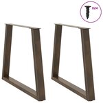 vidaXL Table à manger marron clair bois de chêne massif rectangulaire