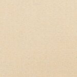 vidaXL Chaise pivotante de bureau Crème Tissu