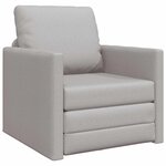 vidaXL Canapé-Lit 60cm Gris nuage tissu