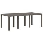 vidaXL Ensemble de salle à manger pour jardin avec coussin 7 Pièces PP