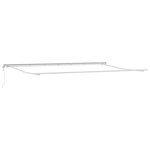 vidaXL Auvent rétractable automatique marron 600x300 cm