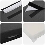 vidaXL Tête de lit capitonnée Brun et gris foncé 180 cm Pin massif