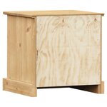 vidaXL Table de chevet VIGO 42x35x42 cm bois de pin massif