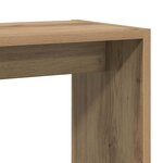 vidaXL Table d'appoint chêne artisanal 50x26x50 cm bois d'ingénierie