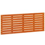 vidaXL Tête de lit murale 166x3x63 cm Bois massif de pin