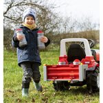 Rolly Toys 409389 - RollyMilk Lot de 4 pots à lait pour Tracteur à pédales