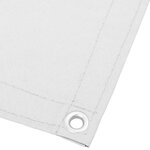 vidaXL Écran de balcon blanc 120x800 cm 100  polyester oxford