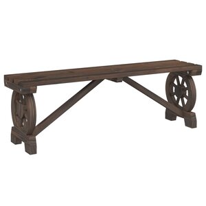 vidaXL Banc de jardin 115 cm bois de sapin massif