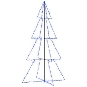 vidaXL Arbre de Noël cône 360 LED d'intérieur/d'extérieur 143x250 cm