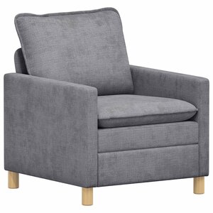 vidaXL Canapé Gris clair 76 x 81 x 87 5 cm Polyester