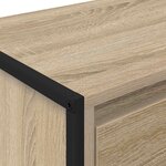 vidaXL Meuble TV Sonoma 100 x 36 x 49 5 cm Bois d'ingénierie
