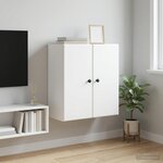 vidaXL Armoire Murale Blanc 59 x 31 x 60 cm Bois d'ingénierie