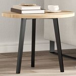 vidaXL Dessus de table rond Ø50x2 cm bois massif d'acacia