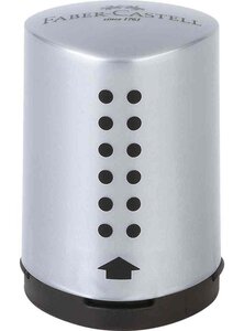 Taille-crayon GRIP 2001 Mini, argent FABER-CASTELL