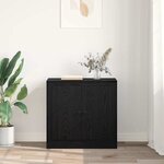 vidaXL Buffet Chêne noir 70 x 35 5 x 67 5 cm Bois d'ingénierie