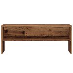 vidaXL Meuble TV vieux bois 100x40x40 cm bois d'ingénierie