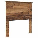 vidaXL Cadre de lit Bois ancien 90 x 200 cm Bois de pin massif