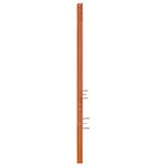 vidaXL Tête de lit Marron cire 105.5 x 4 x 104 cm Bois massif en pin