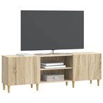 vidaXL Meuble TV Chêne Sonoma 150 x 31 x 50 cm Bois d'ingénierie