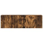 vidaXL Ensemble de meubles TV 3 Pièces Chêne fumé Bois d'ingénierie