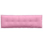 vidaXL Coussin de Dos Rose 160 x 19 x 50 cm tissu