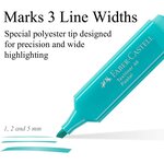 étui de 8 Surligneurs TEXTLINER 1546 PASTEL FABER-CASTELL