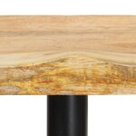 vidaXL Tabourets de bar lot de 2 52 cm bois de manguier massif