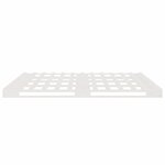 vidaXL Lit de palette sans matelas blanc 140x190 cm bois massif