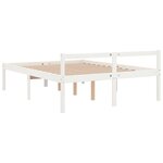 vidaXL Lit pour personne âgée sans matelas 150x200 cm bois pin massif