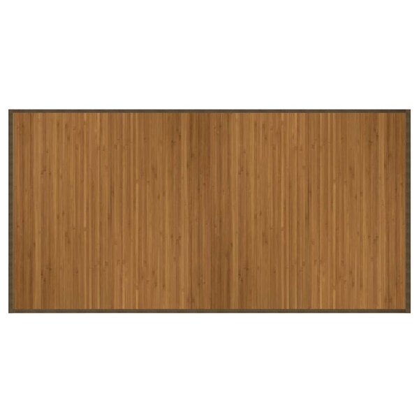 vidaXL Tapis rectangulaire marron 100x200 cm bambou
