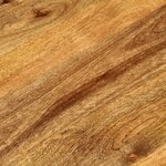 vidaXL Dessus de table 100x40x3 8 cm ovale bois massif de manguier