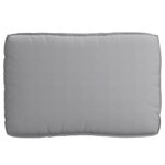 vidaXL Set de coussins de palette 3 Pièces Gris 120 x 80 x 12 cm