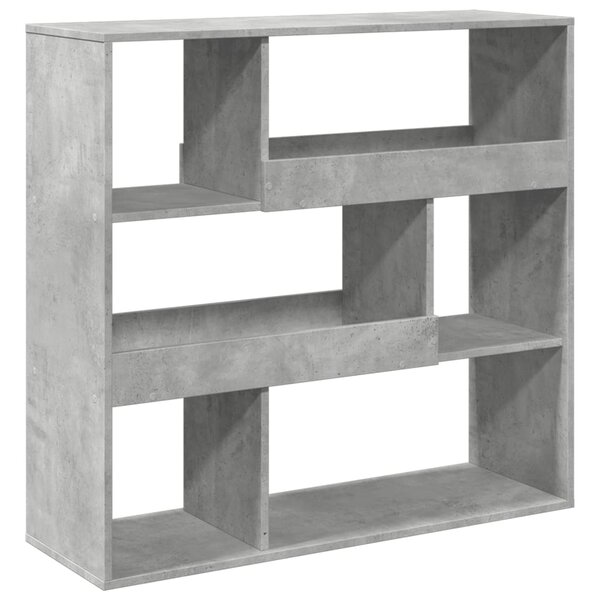 vidaXL Cloison de séparation gris béton bois d'ingénierie