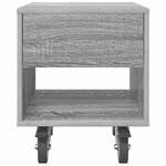 vidaXL Table de chevet Gris Sonoma 40 5 x 40 x 48 cm Bois d'ingénierie