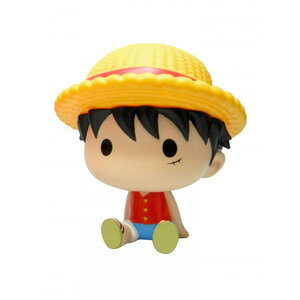 Tirelire Chibi Luffy - Gardez Vos Berrys en Sécurité avec le Pirate Chapeau de Paille