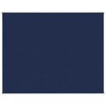 vidaXL Couverture lestée Bleu 235x290 cm 15 kg Tissu