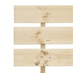 vidaXL Cadre de lit sans matelas bois de pin massif 90x200 cm