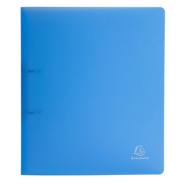 Classeur 2 Anneaux 30 Mm Polypropylène Chromaline - A4 Maxi - Bleu - Exacompta