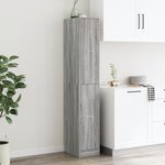 vidaXL Armoire apothicaire sonoma gris 30x41x174 5cm bois d'ingénierie