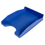 Q-connect corbeille à courrier empilable - PP documents - A4+ - Bleu
