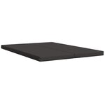 vidaXL Canapé-lit pliable 140 x 67 x 15 cm Gris foncé