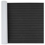 vidaXL Tapis de bateau Rayé Gris foncé et noir 240 x 90 cm EVA