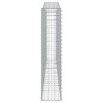 vidaXL Paniers à gabions arqués 7 Pièces 400x30x140/160 cm Fer galvanisé