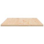 vidaXL Dessus de table 3 Pièces 80x47x1 7cm rectangulaire bois pin massif