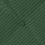 vidaXL Coussin de Dos Vert Jungle 50 x 45 cm Tissu en velours côtelé