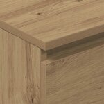 vidaXL Buffet chêne artisanal 60x35x98 5 cm bois d'ingénierie