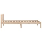 vidaXL Cadre de lit sans matelas bois massif 100x200 cm