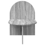 vidaXL Table de chevet 2 Pièces Sonoma gris 48 x 49 x 65 cm