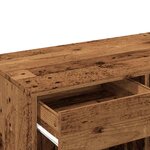 vidaXL Armoire à cosmétiques vieux bois 80x40x75 cm bois d'ingénierie
